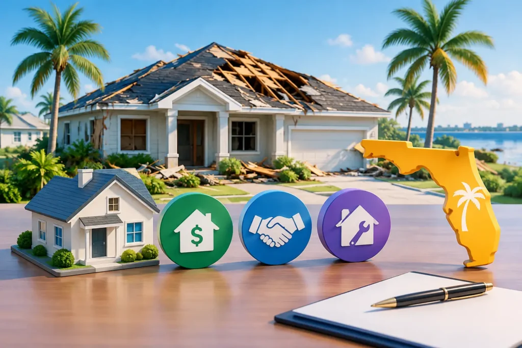 Best Damaged Home Selling Options in Florida